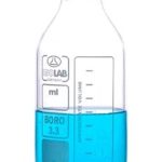 Frasco De Vidrio Tapa Rosca Azul ISOLAB