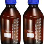Frasco Plastico Tapa Rosca Azul Ambar