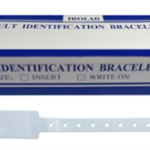 Brazalete Identificacion Adulto Blanco (100 Un)