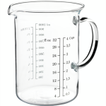 Jarro graduado de vidrio 1000ml