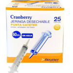 Jeringa Desechable 60 Ml (Cj. 25 Unid) Punta Catéter